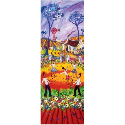 Long 'The Hopscotch' print
