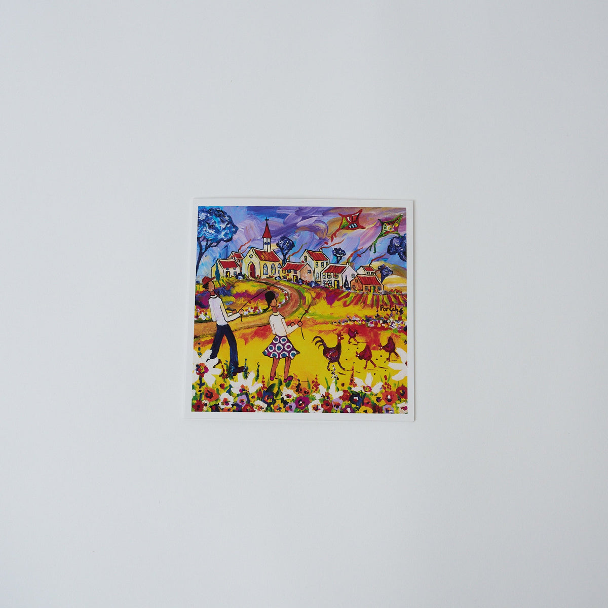 Gift Card - Boy and Girl Flying Kites