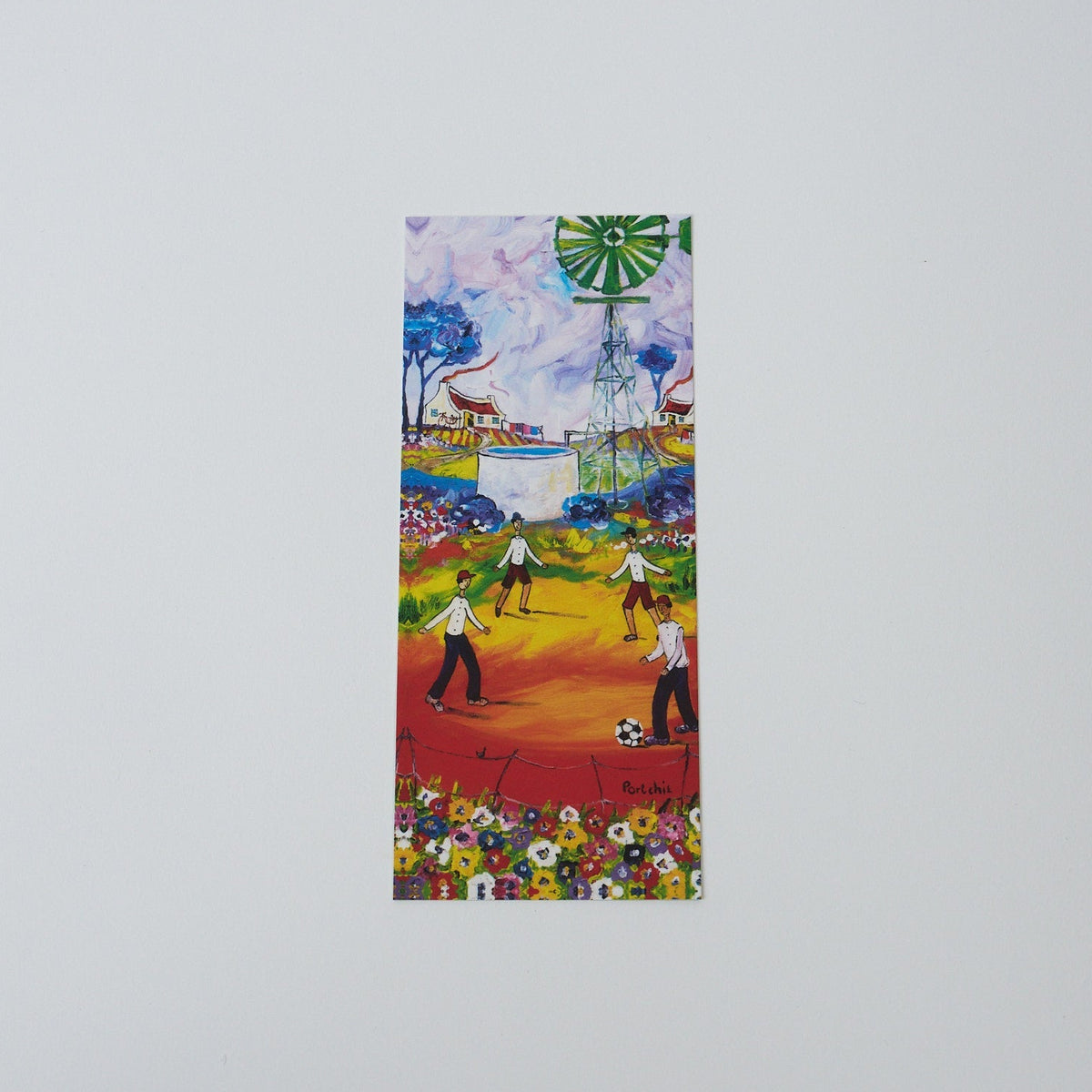 Bookmark - Boys playing soccer
