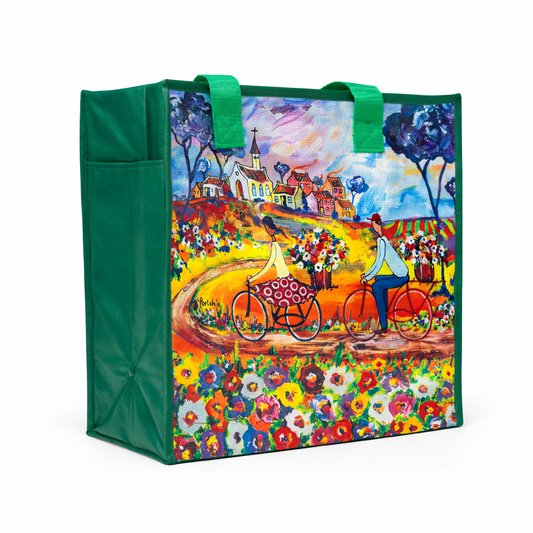 Flowers for Aunt Julieta Large Cooler Bag