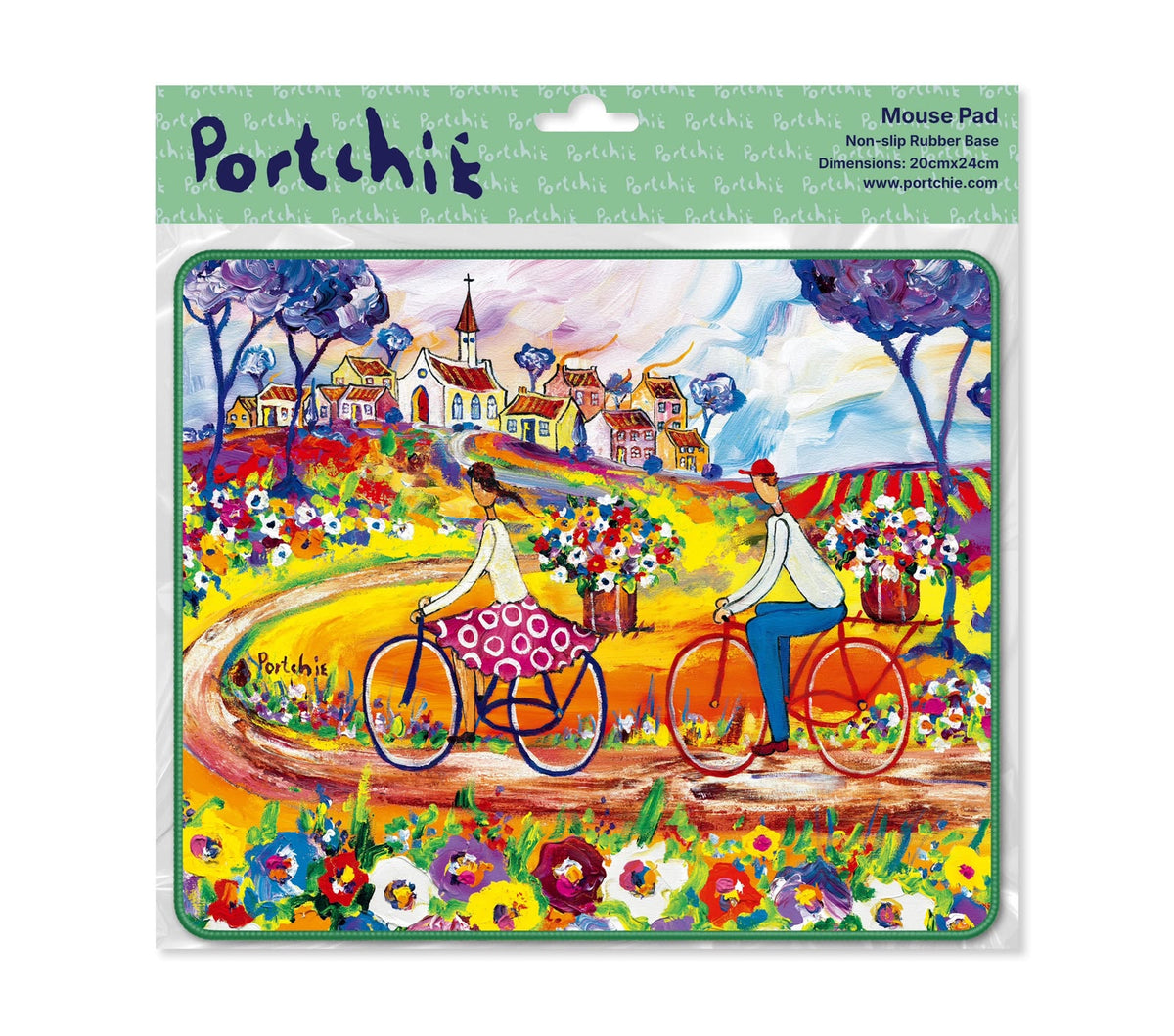 Portchie Mouse Pad - Flowers for Aunt Julieta