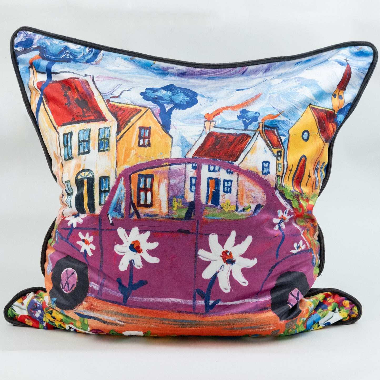 Pink Beetle Pillowcase