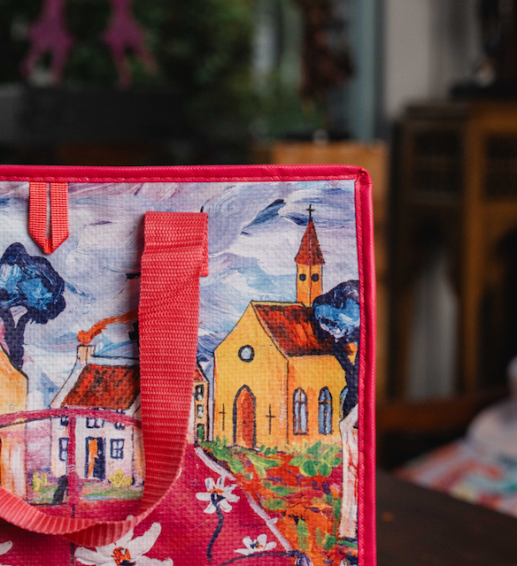 Portchie Large Cooler Bag - Pink Beetle (additional view)