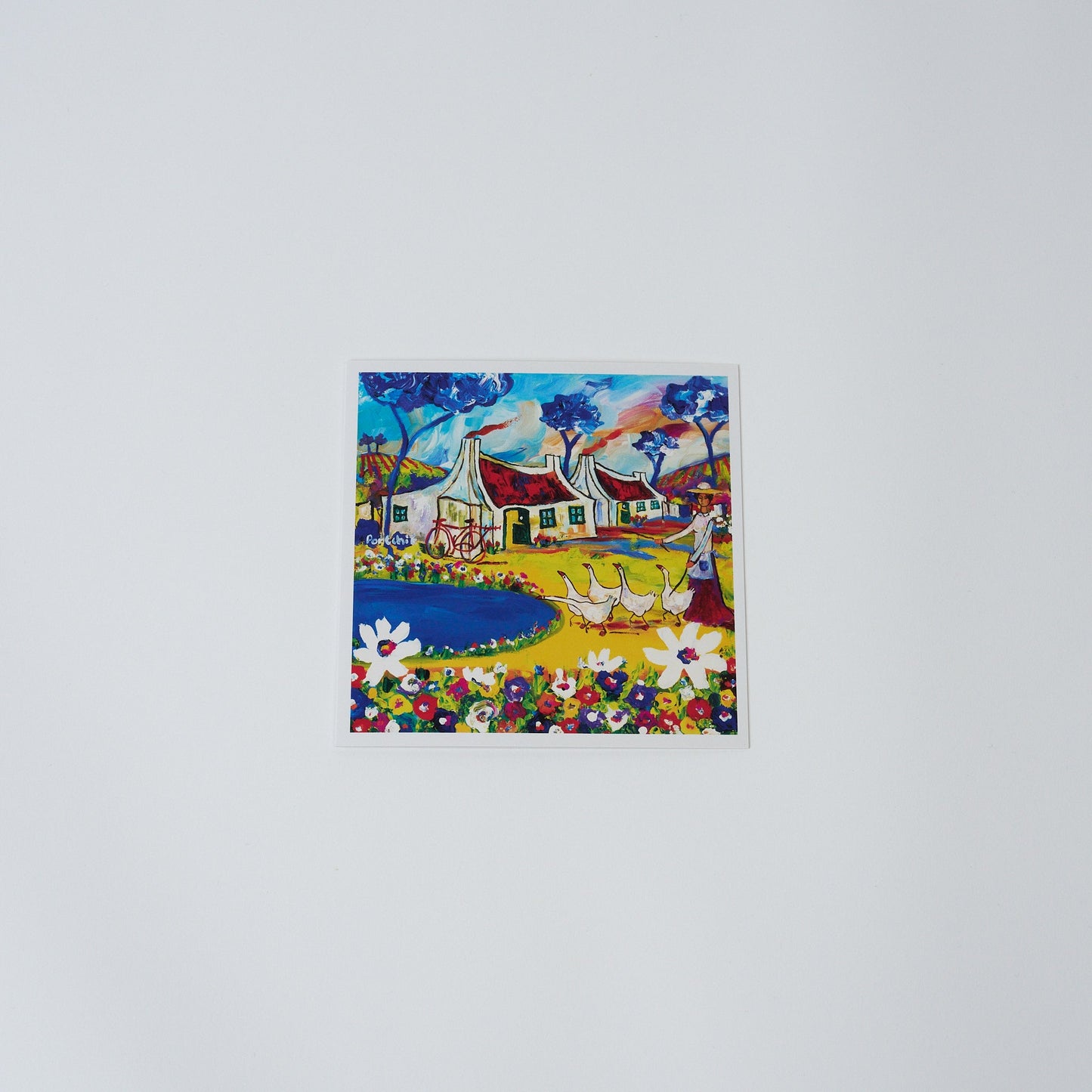 Woman with Geese Gift Card