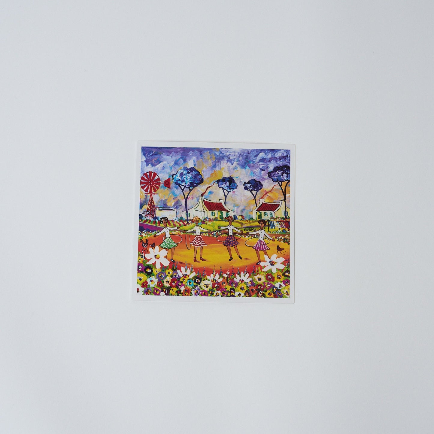 Hula Hoop Girls Gift Card