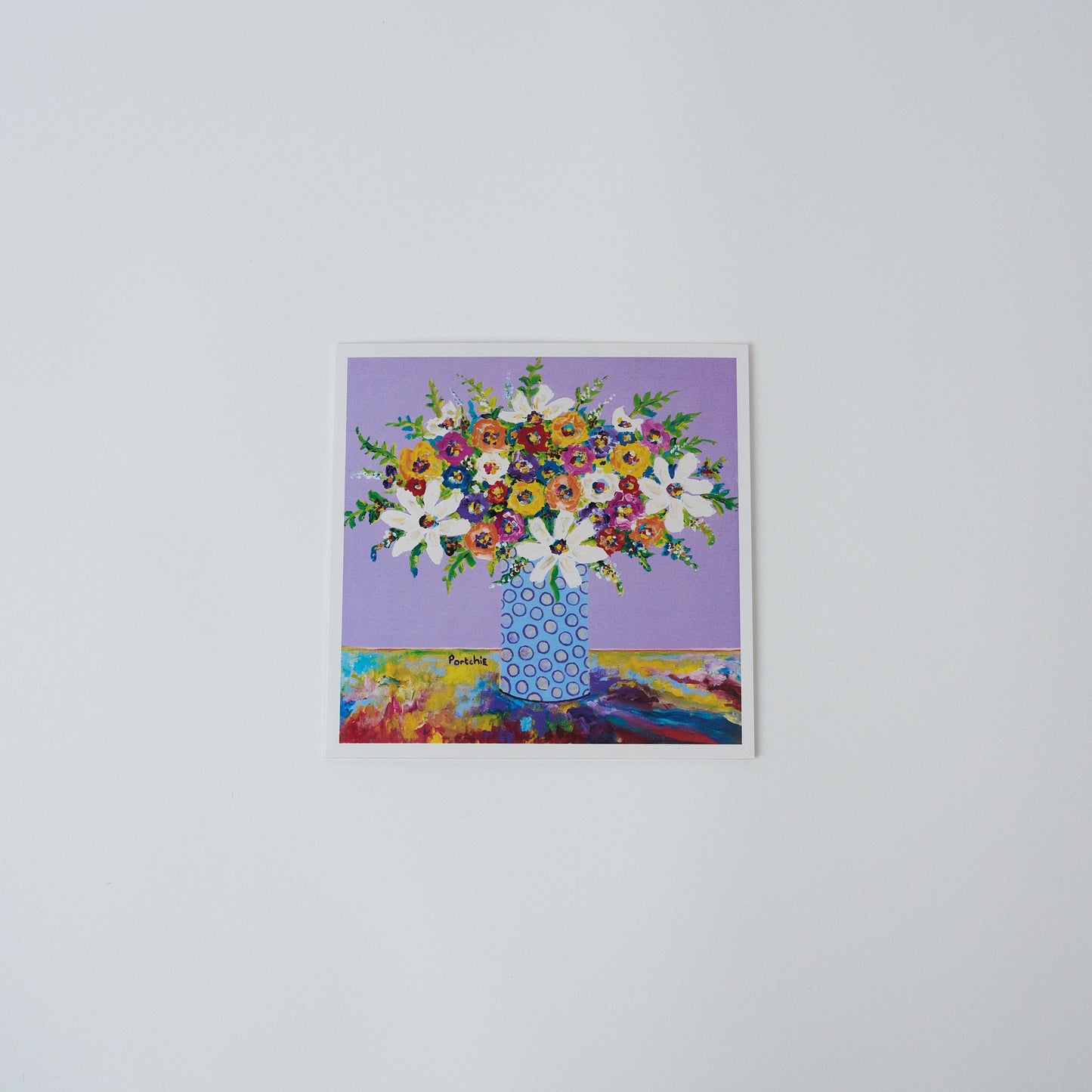 Purple Flowers Gift Card