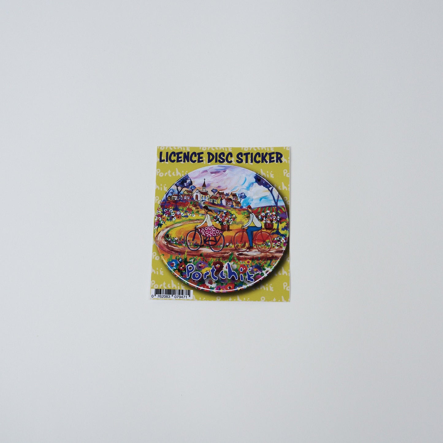 Flowers To Aunt Julieta License Disc Stickers