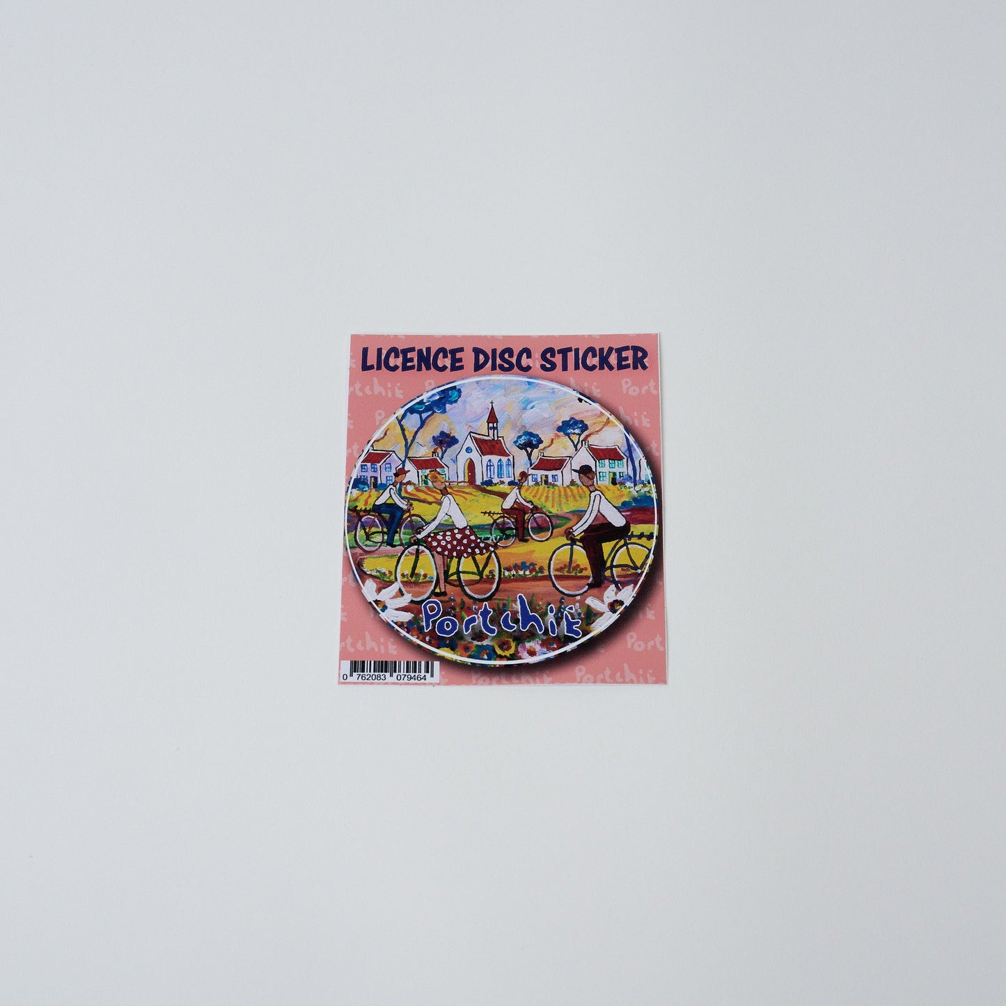 Cycling To Town License Disc Stickers