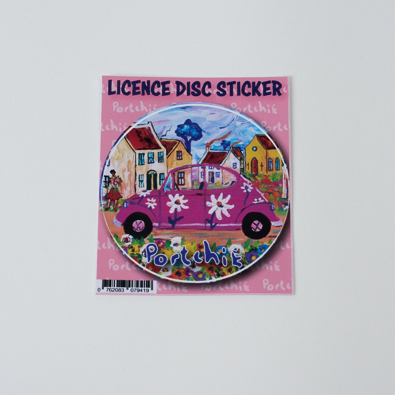 License Disc - Pink Beetle