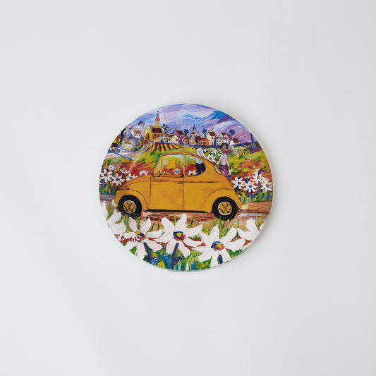 Yellow Beetle Paper Plates
