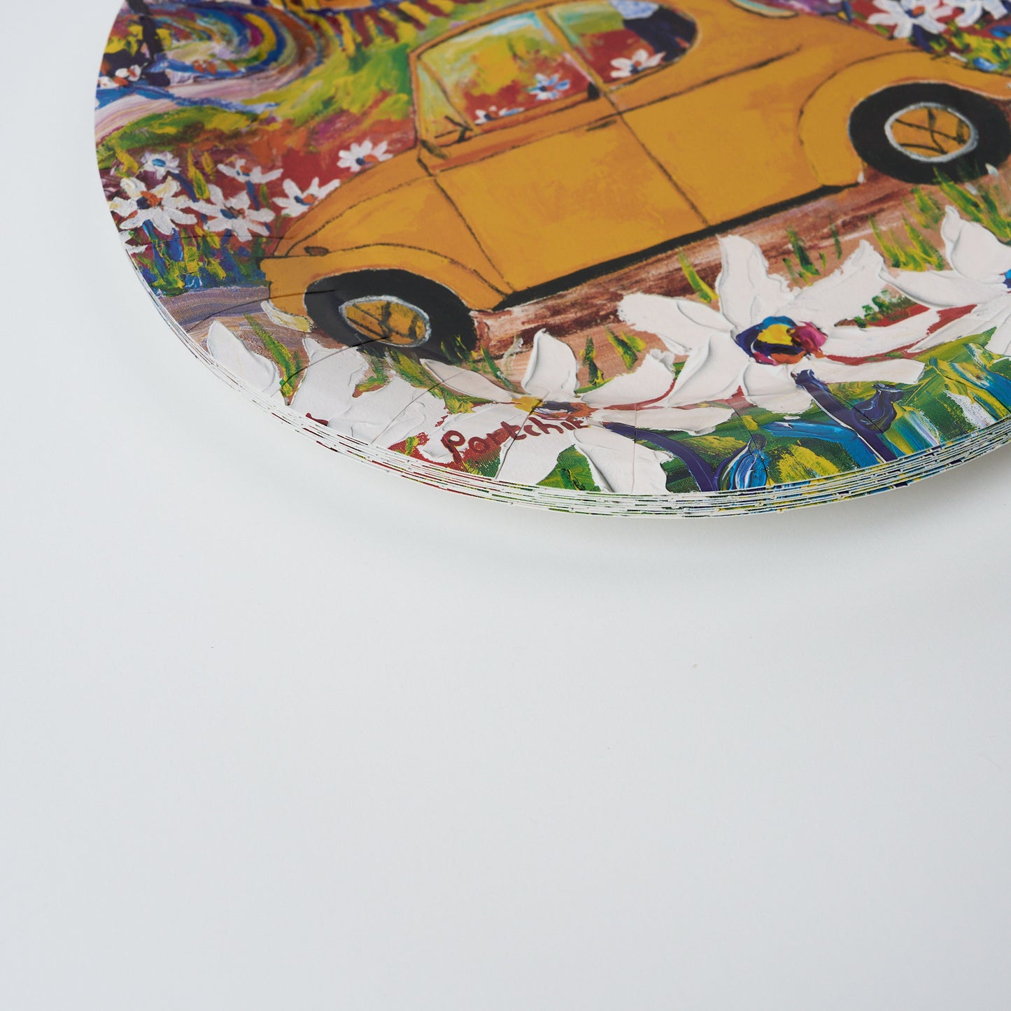 Yellow Beetle Paper Plates