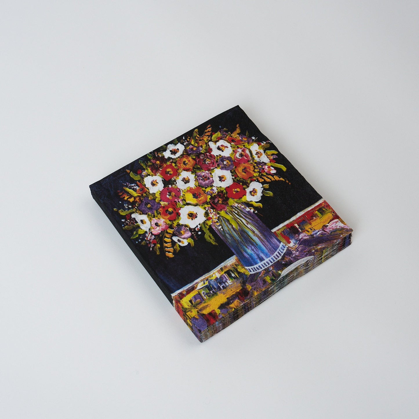 Flowers In Blue Vase Paper Napkins