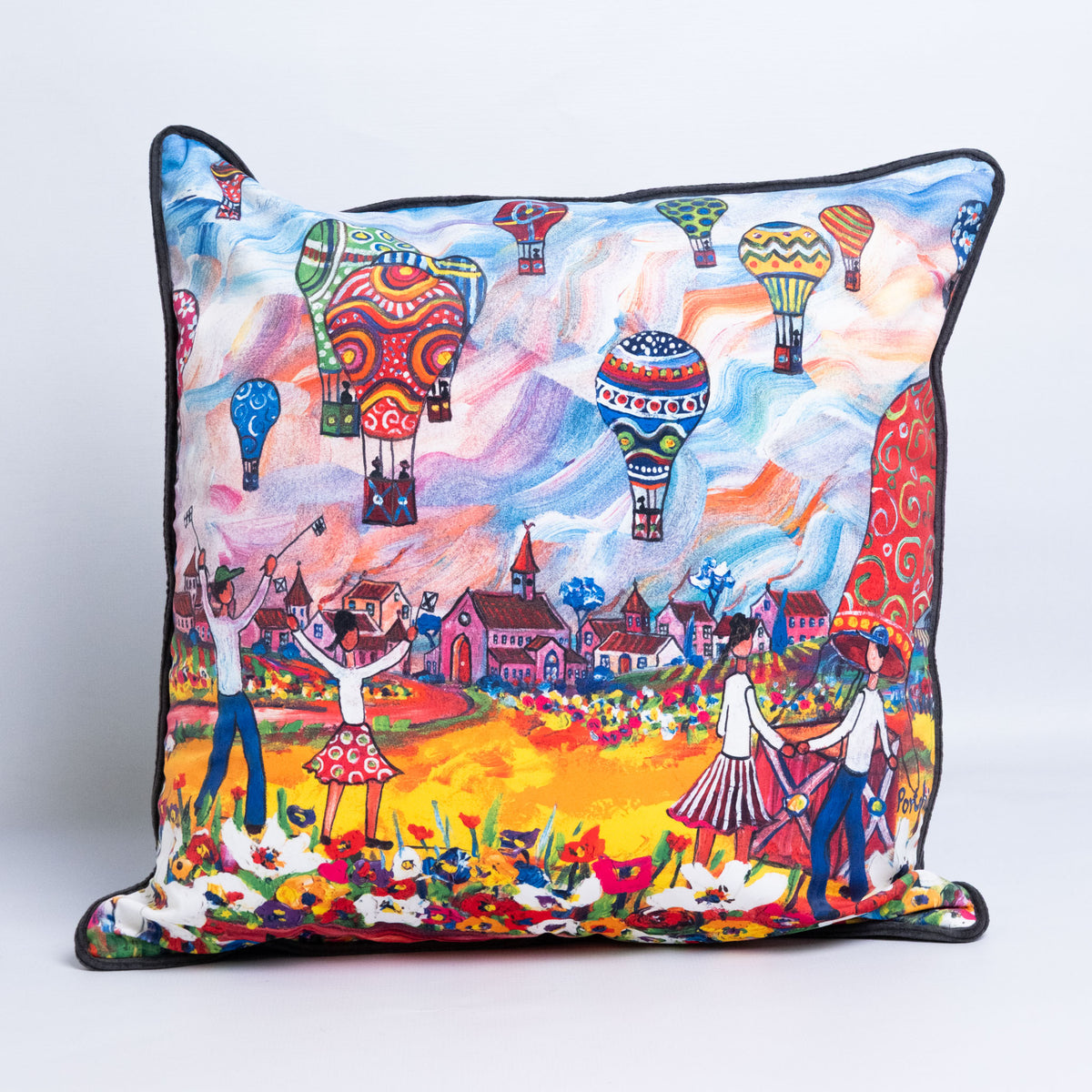 Scatter Cushion - Hot Air Balloon Festival