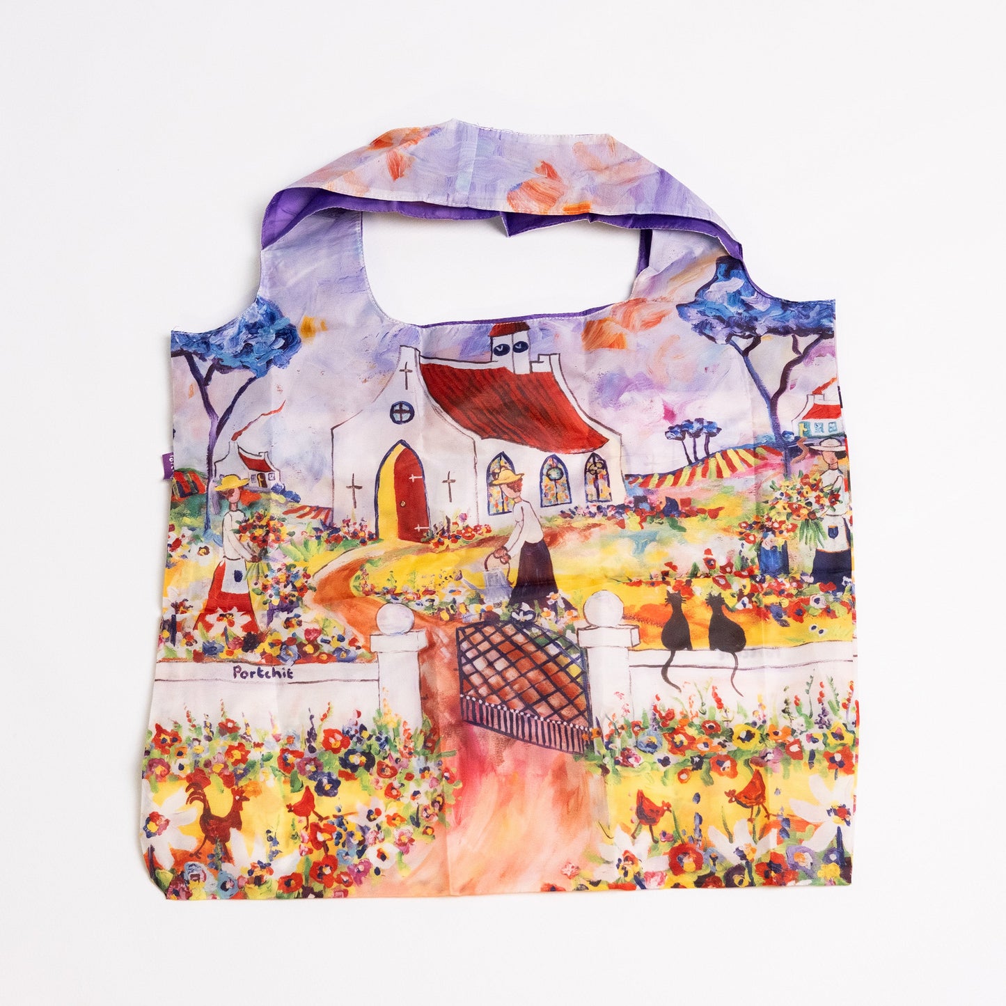 Foldable Shopper Bag - Mending The Church Garden