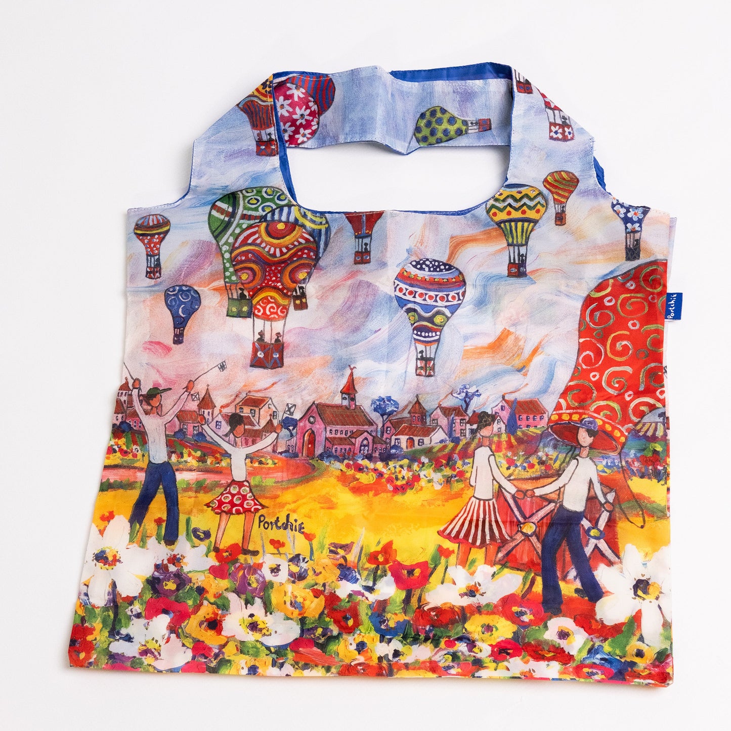 Foldable Shopper Bag - Hot Air Balloons