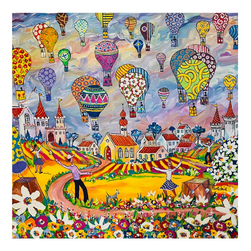 Small 'Children's Festival in Dinkelsbuhl' print