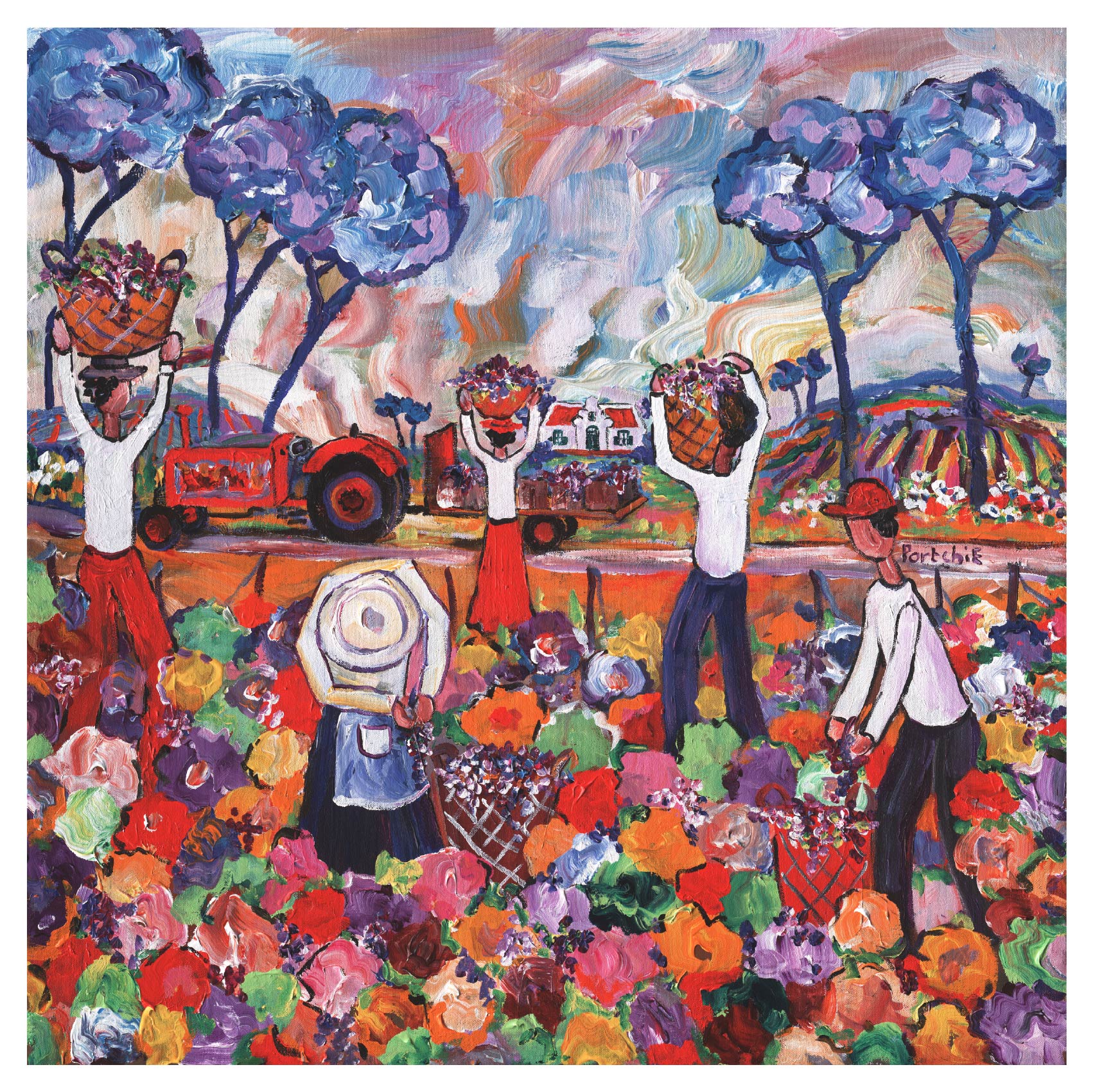 Large 'The Harvesters' print
