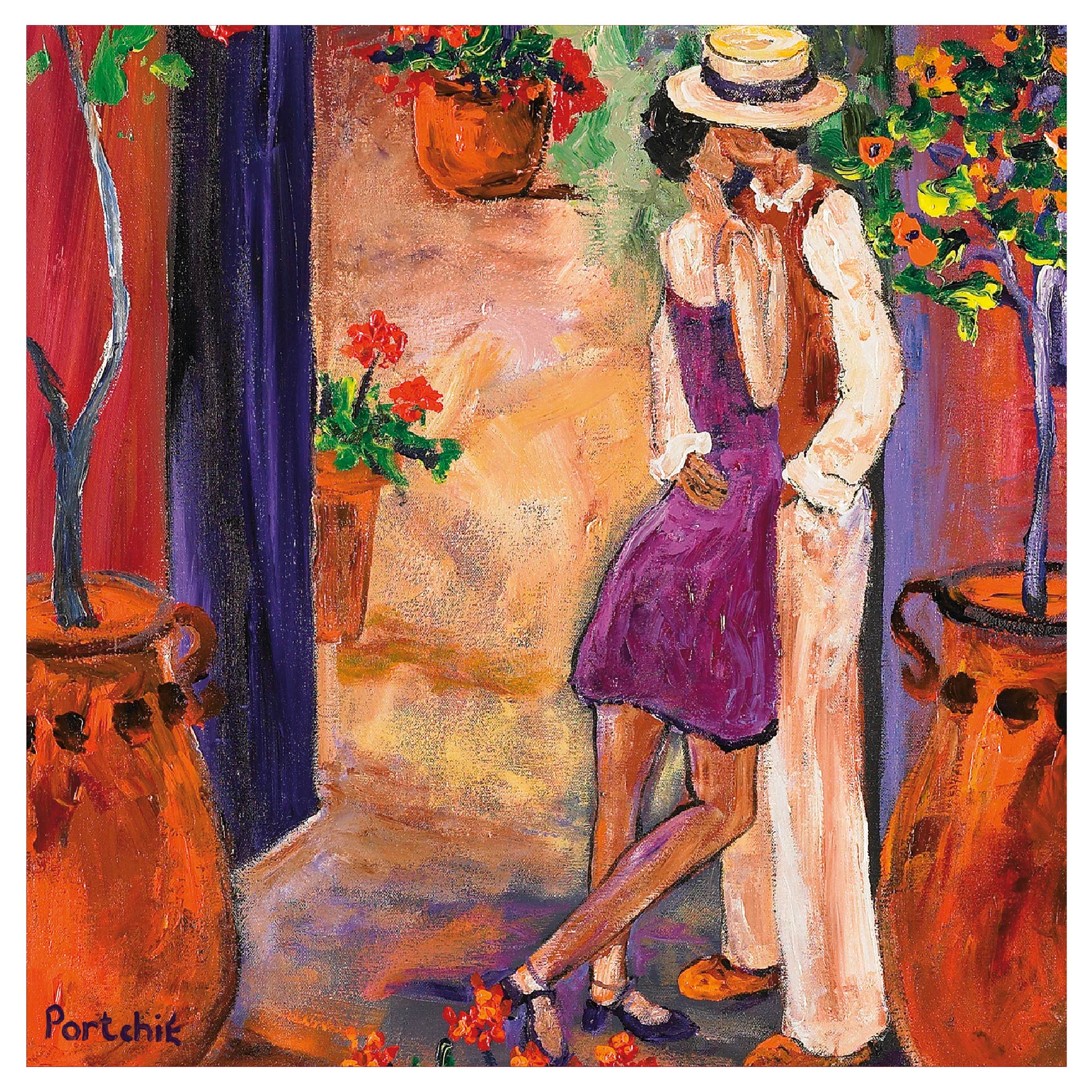 Large 'The Lovers' print