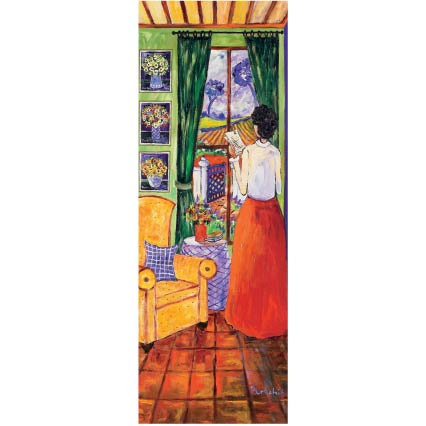 Long 'Reading Letters in front of the Window' print