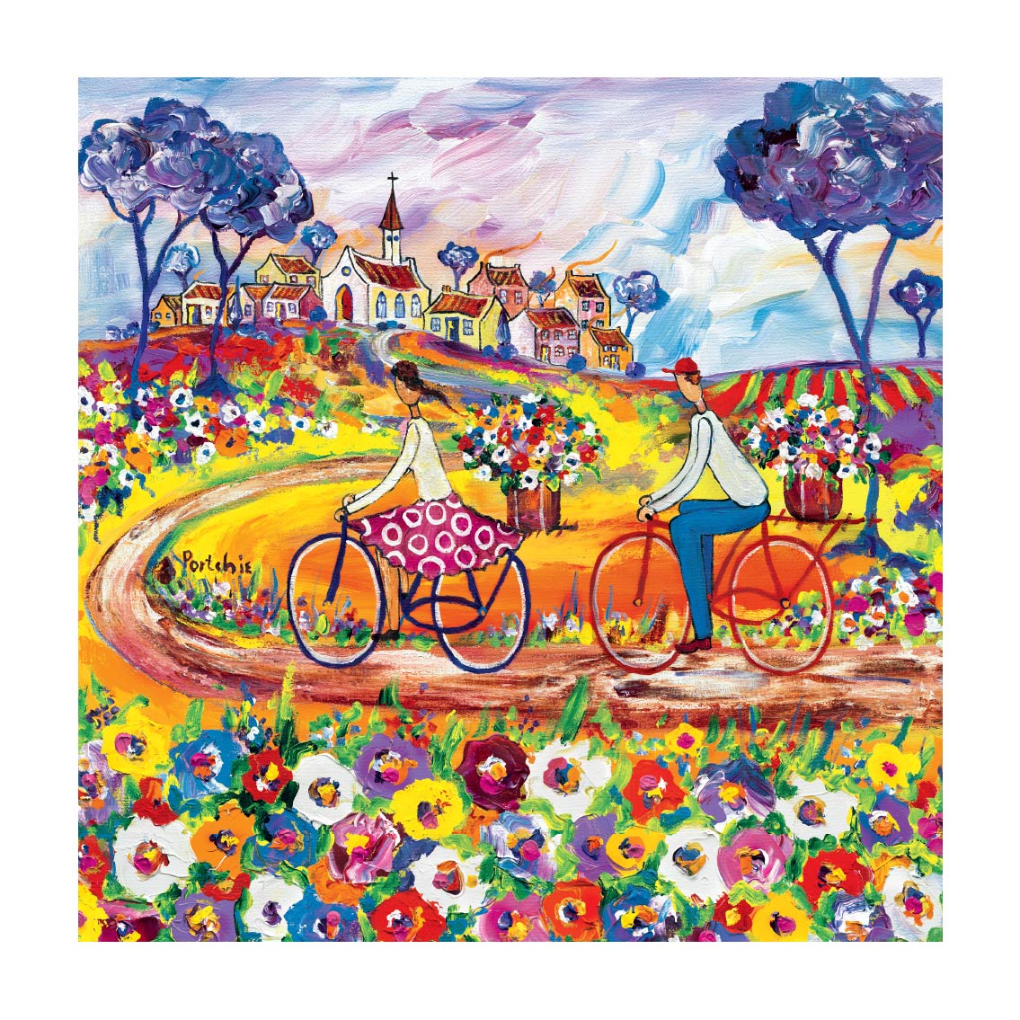 Medium 'Flowers for Aunt Julieta' print