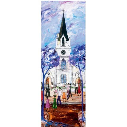 Long 'Moederkerk' print
