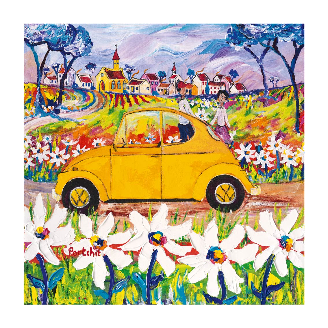Medium 'The Yellow Beetle' print