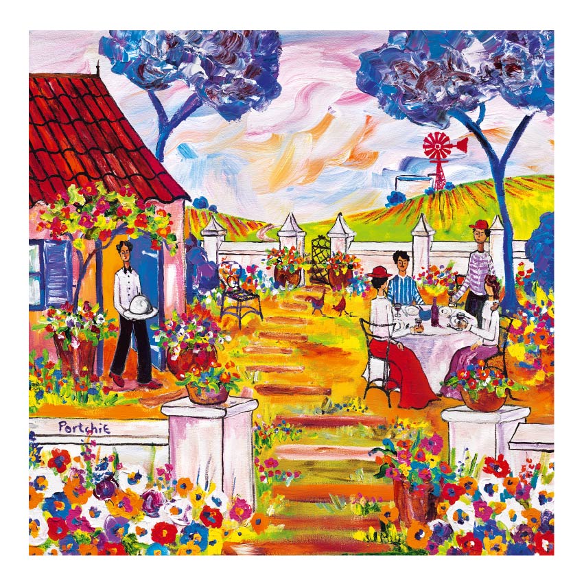 Small 'Lunch in the Garden' print