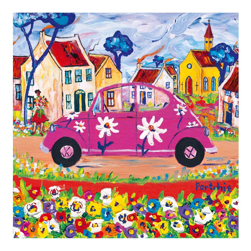 Small 'The City Girl' print