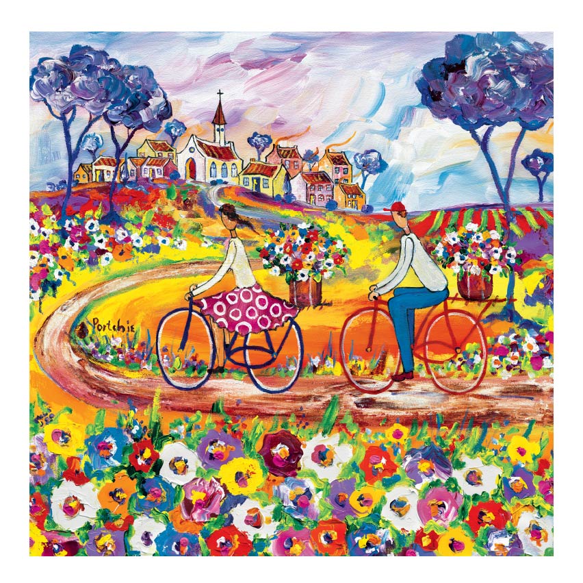 Small 'Flowers for Aunt Julieta' print