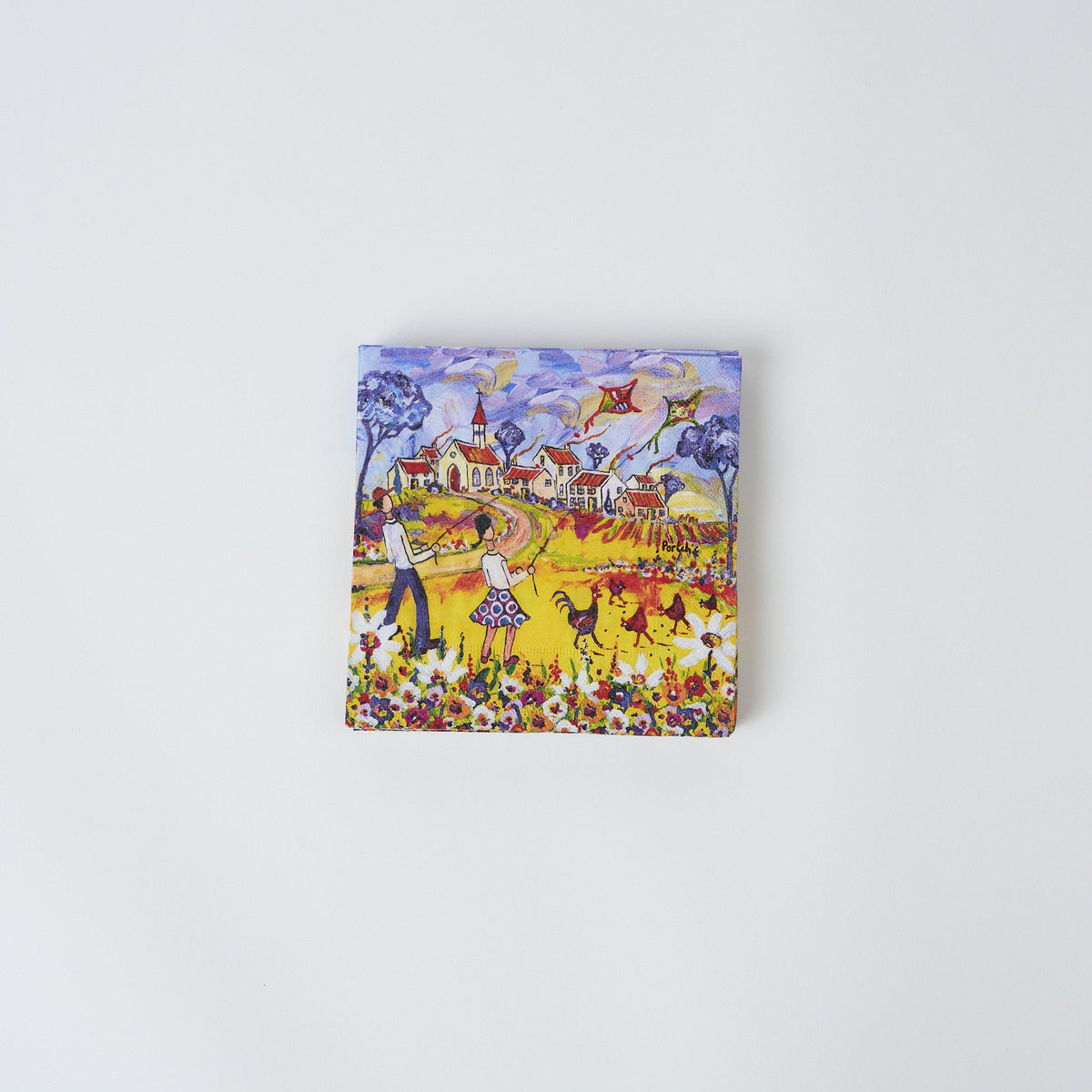 Paper Napkins - Boy and Girl with Kites