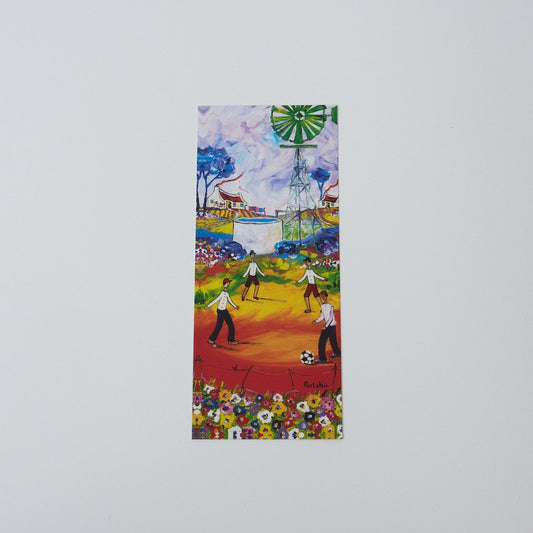Bookmark - Boys playing soccer