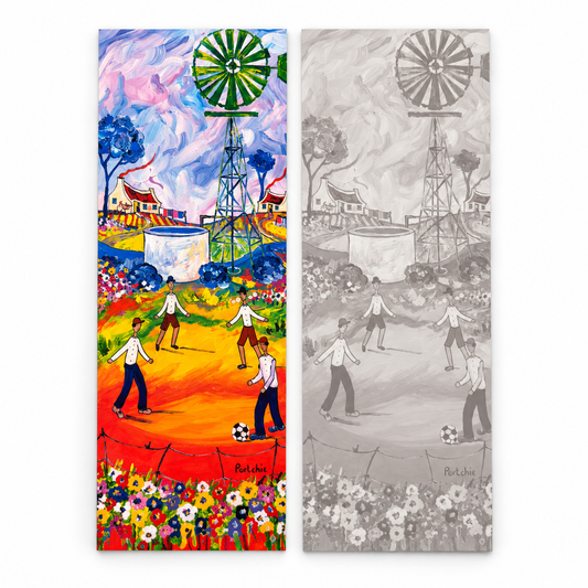 Portchie Bookmark - Boys Playing Soccer