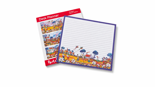 Desk Planner - Cycling by the Sea
