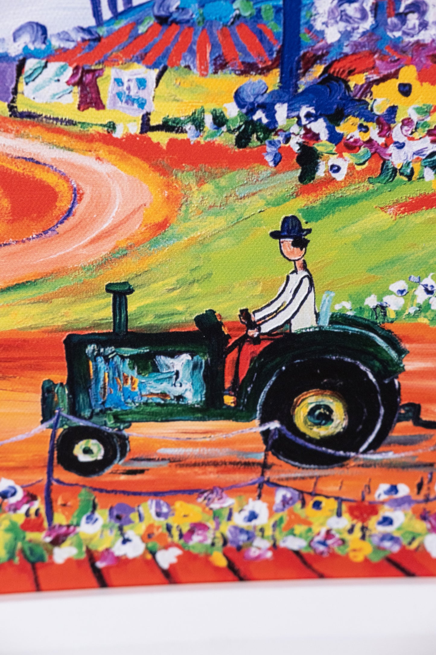 Textured Canvas "Tractor"
