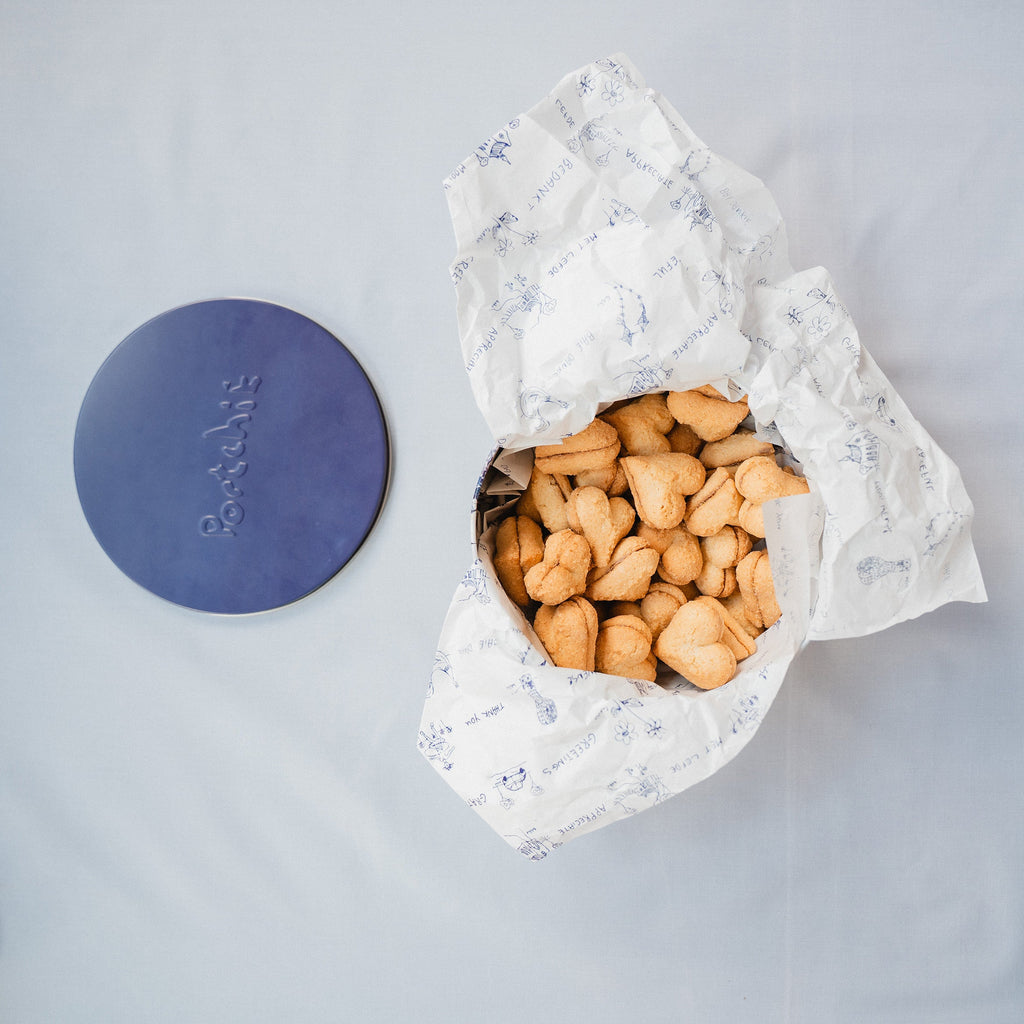 Portchie Cookie Tin with Ginger Biscuits