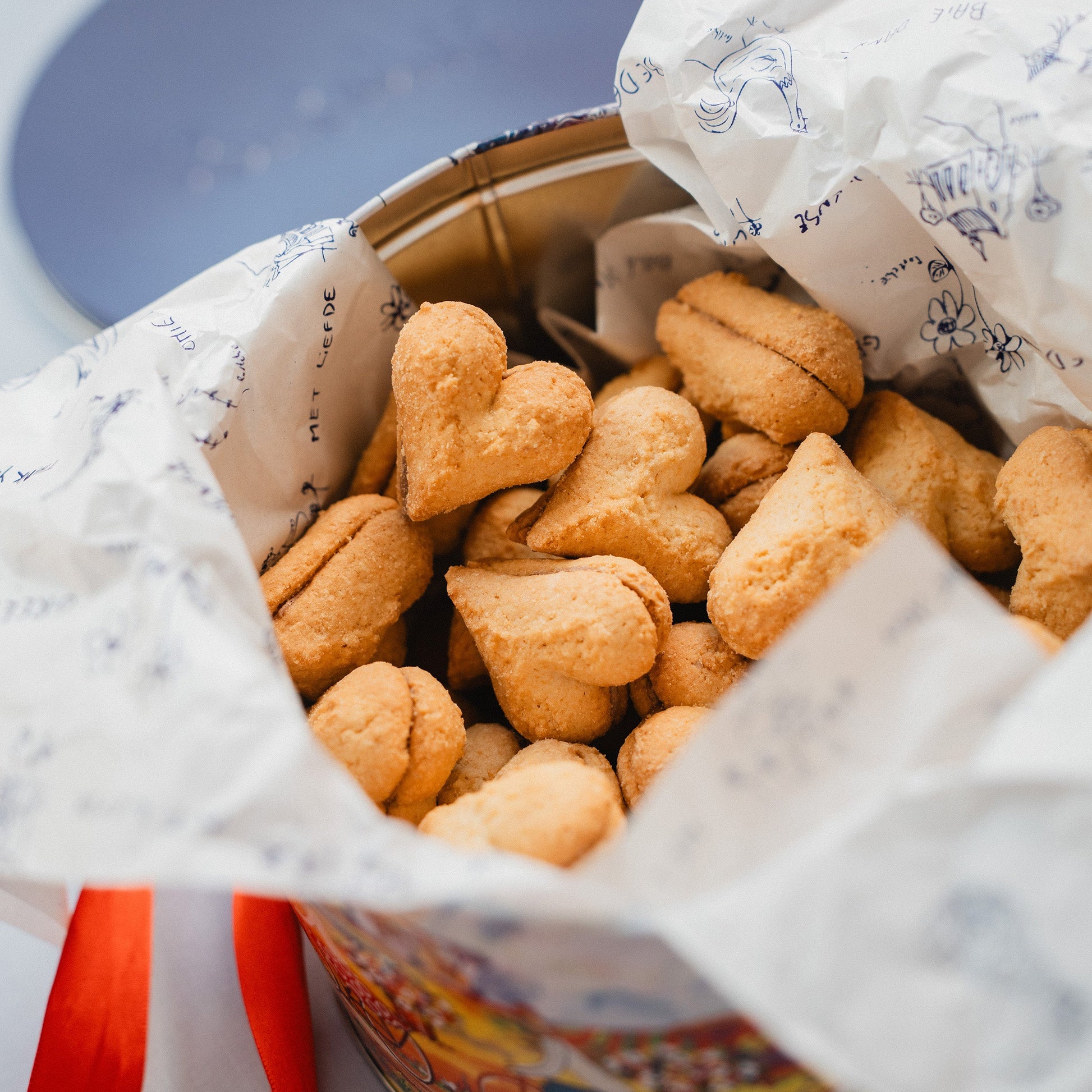 Portchie Cookie Tin with Ginger Biscuits