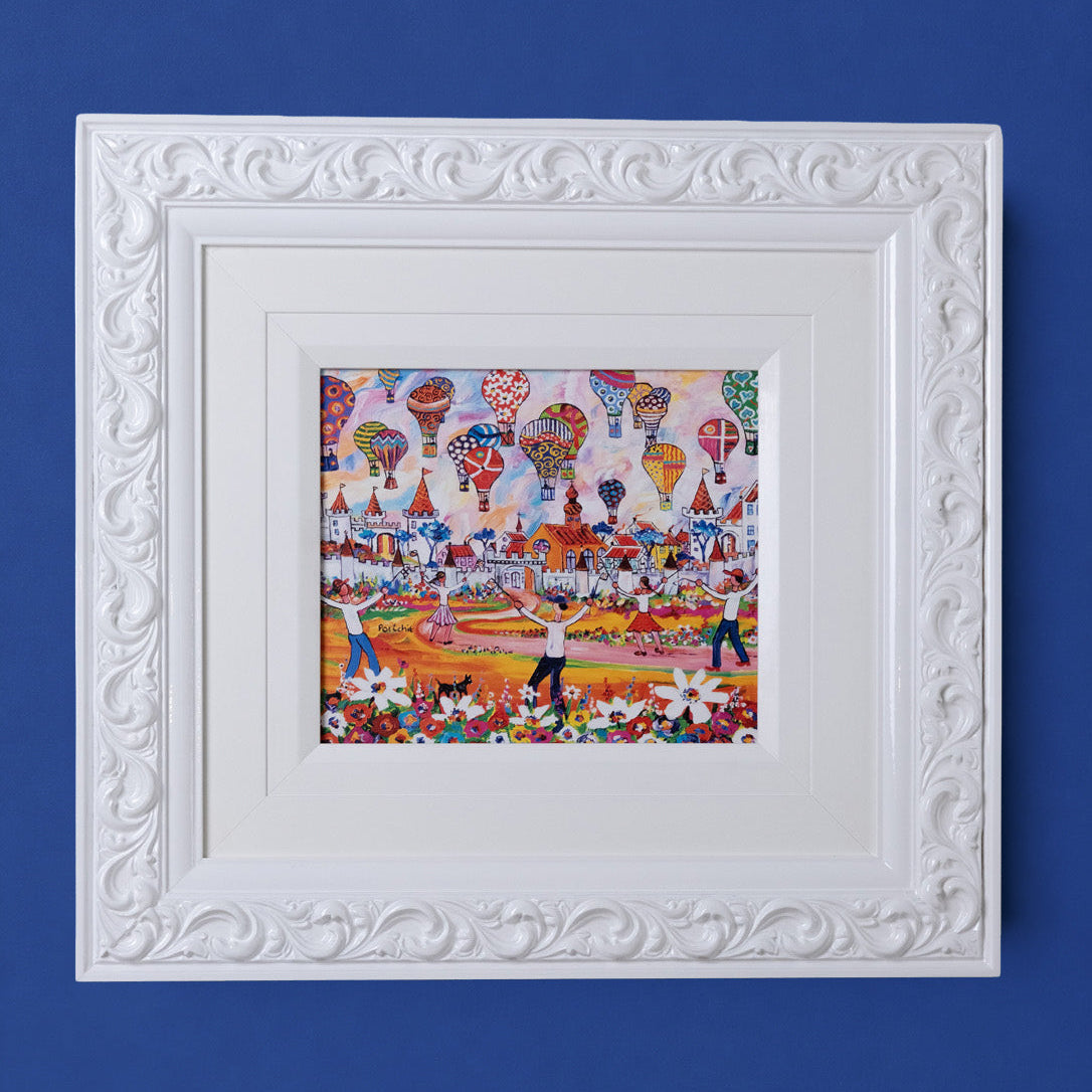 Textured Canvas "Children's Festival in Edinburgh"