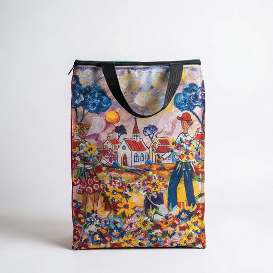 Medium Cooler Bag - Flower Pickers