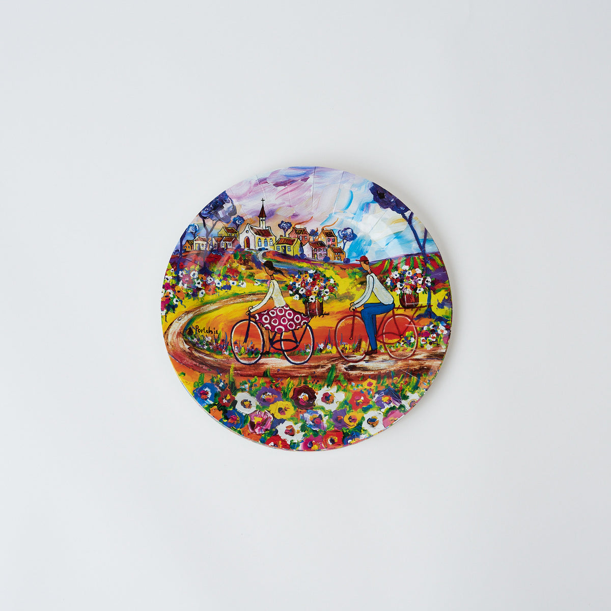 Portchie Paper Plates - Flowers for Aunt Julieta (additional view)