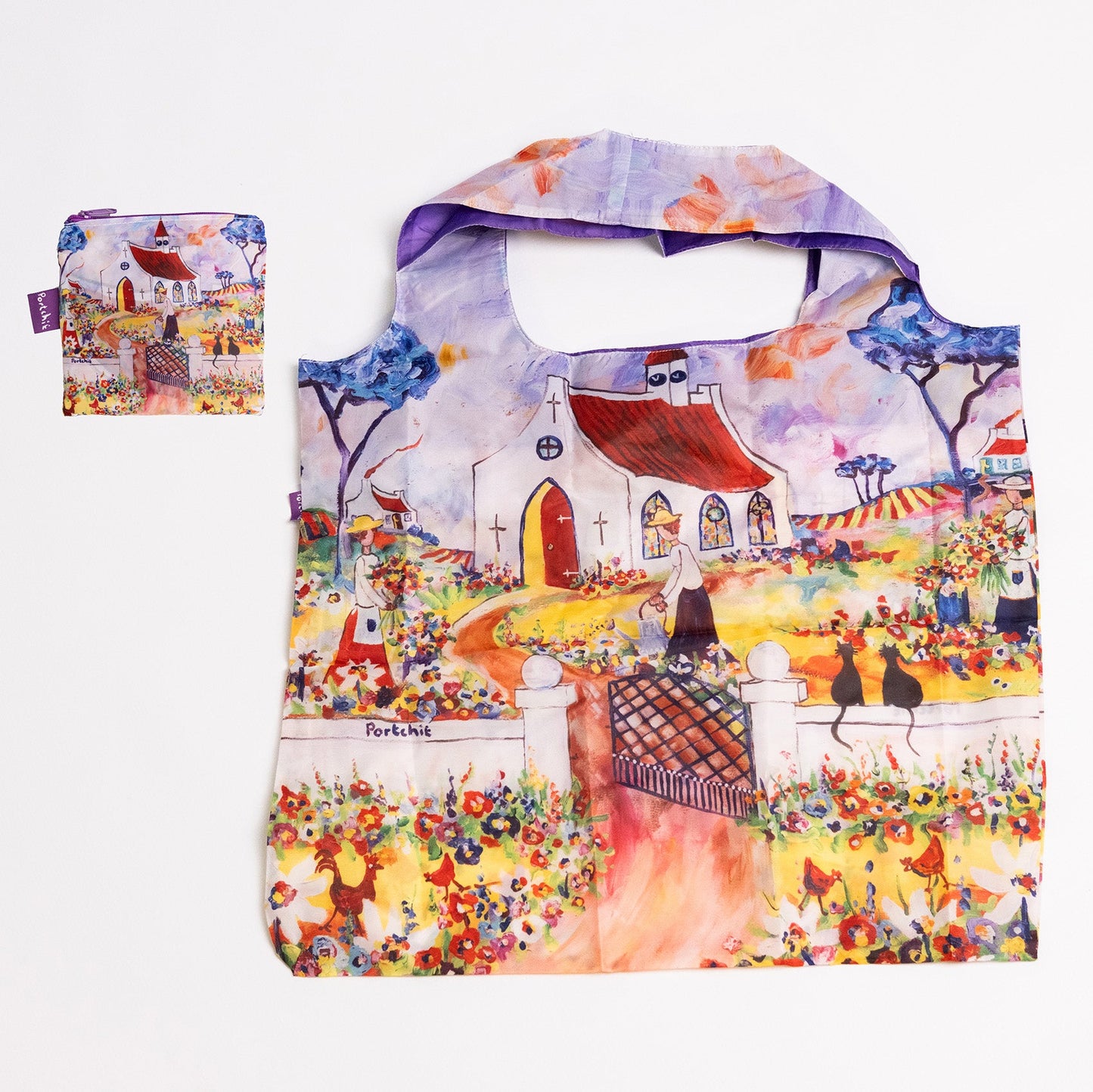 Foldable Shopper Bag - Mending The Church Garden