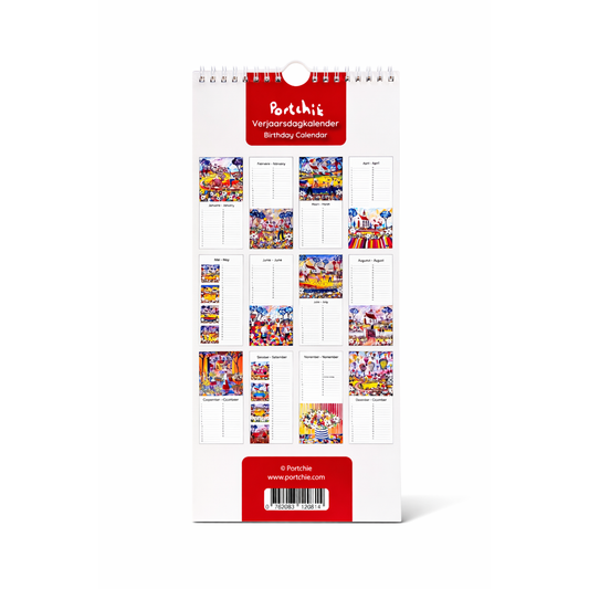 Portchie Hanging Birthday Calendar (additional view)
