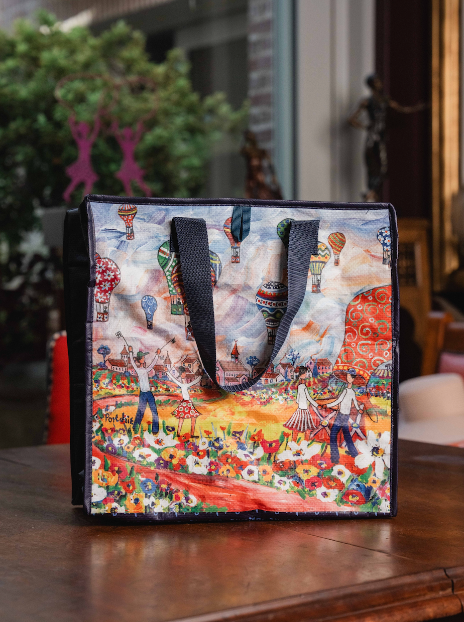 Portchie Large Cooler Bag - Hot Air Balloon (additional view)