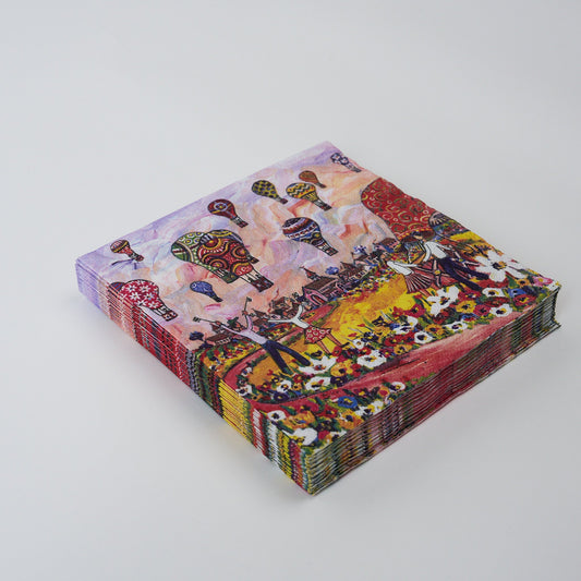 Paper Napkins - Hot Air Balloons
