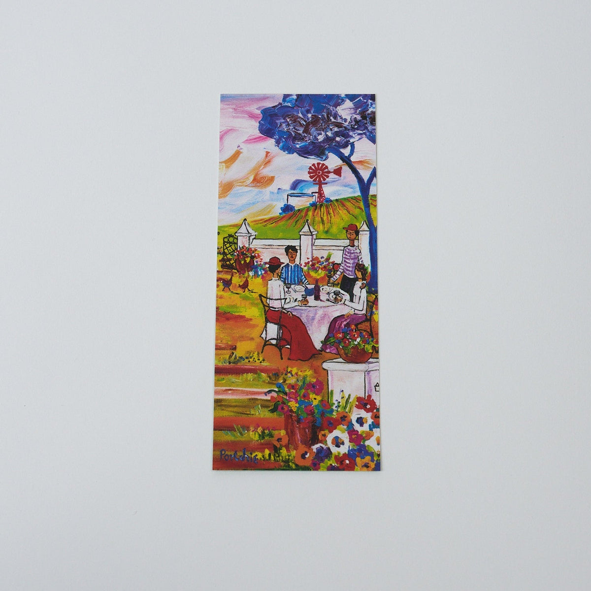 Portchie Bookmark - Lunch in the Garden