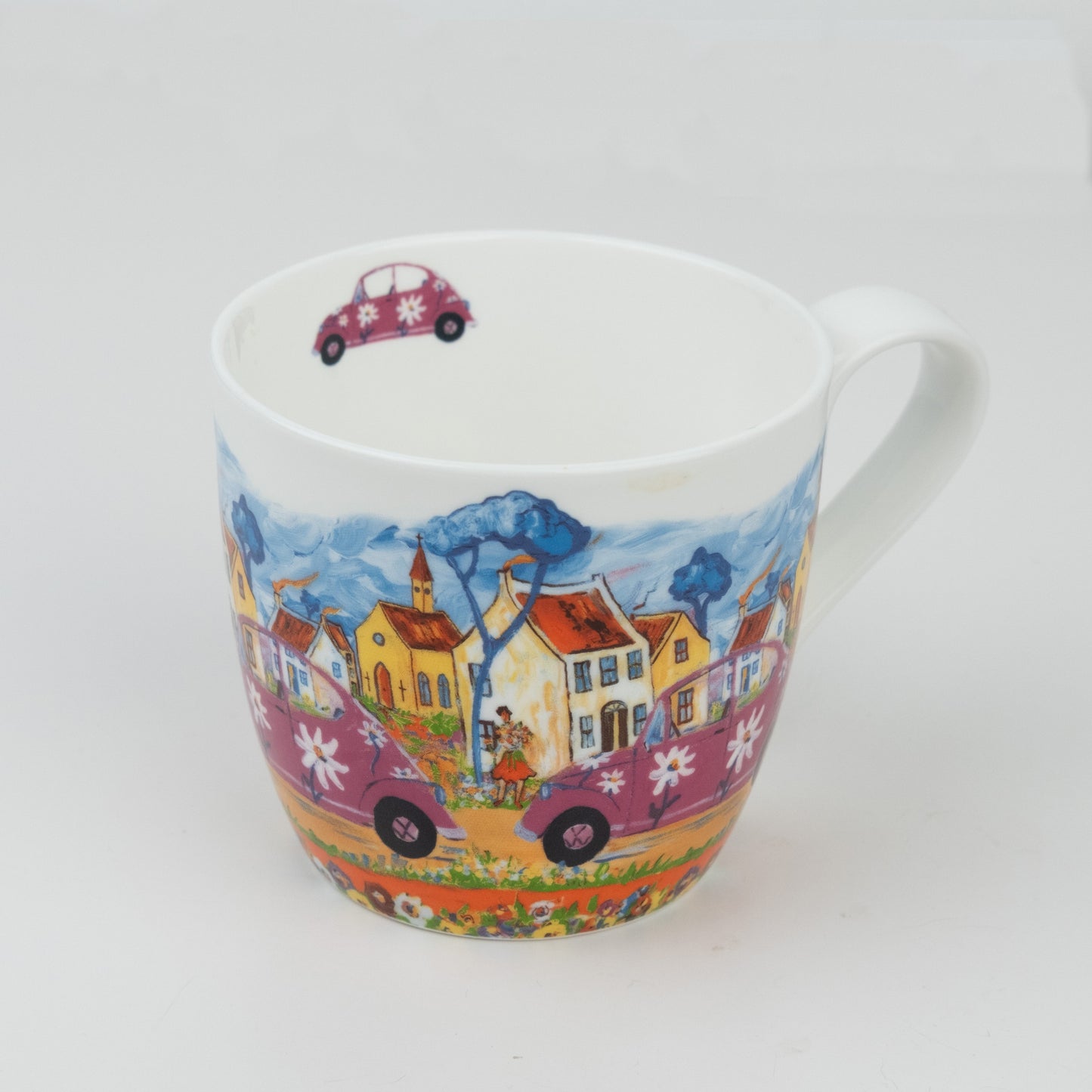 Pink Beetle Mug