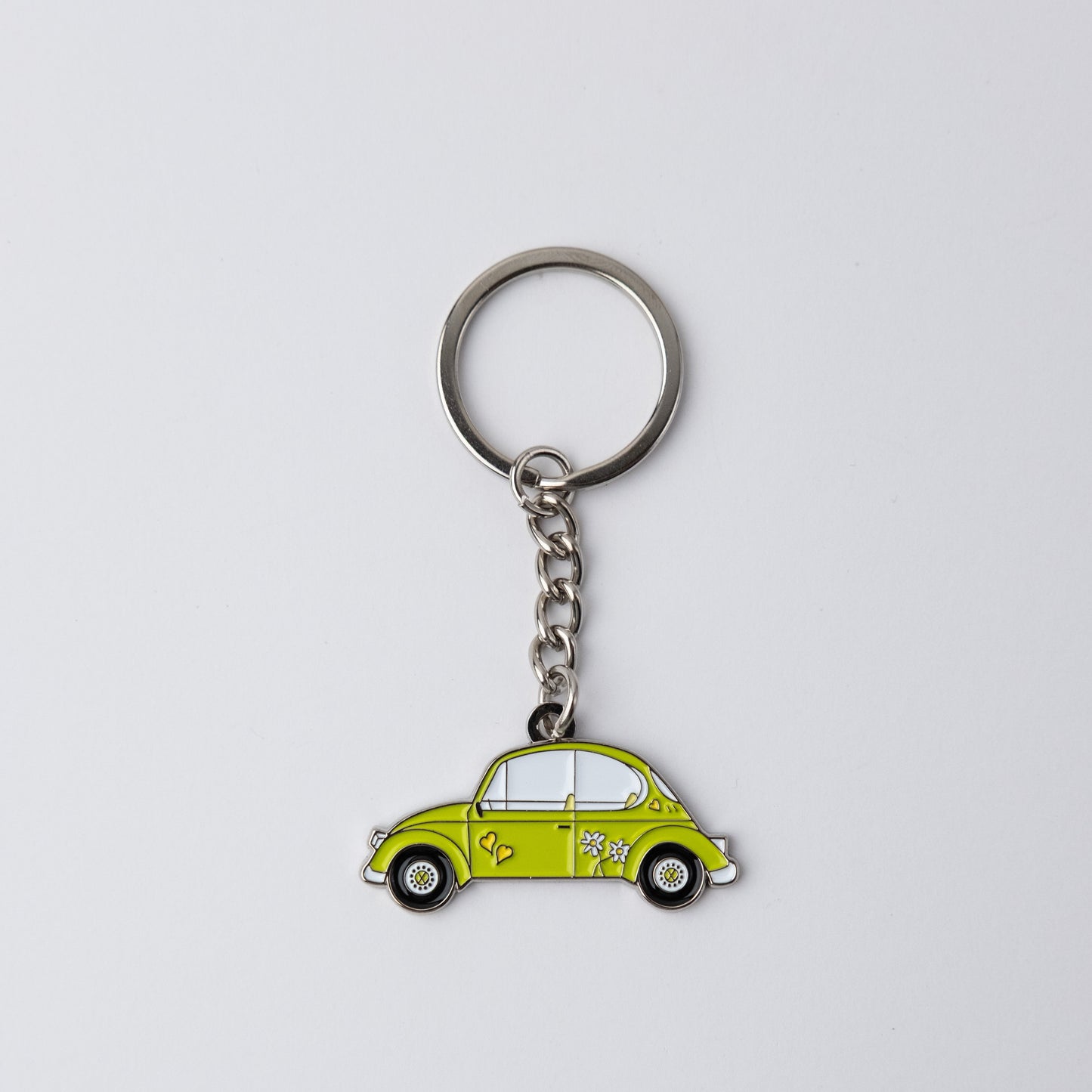 Green Beetle Key Ring