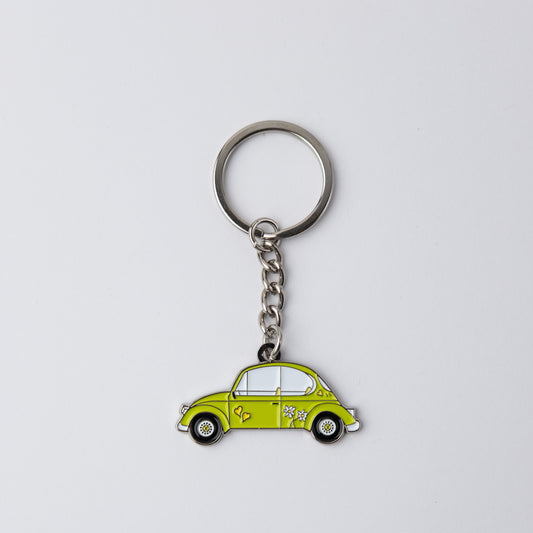 Green Beetle Key Ring