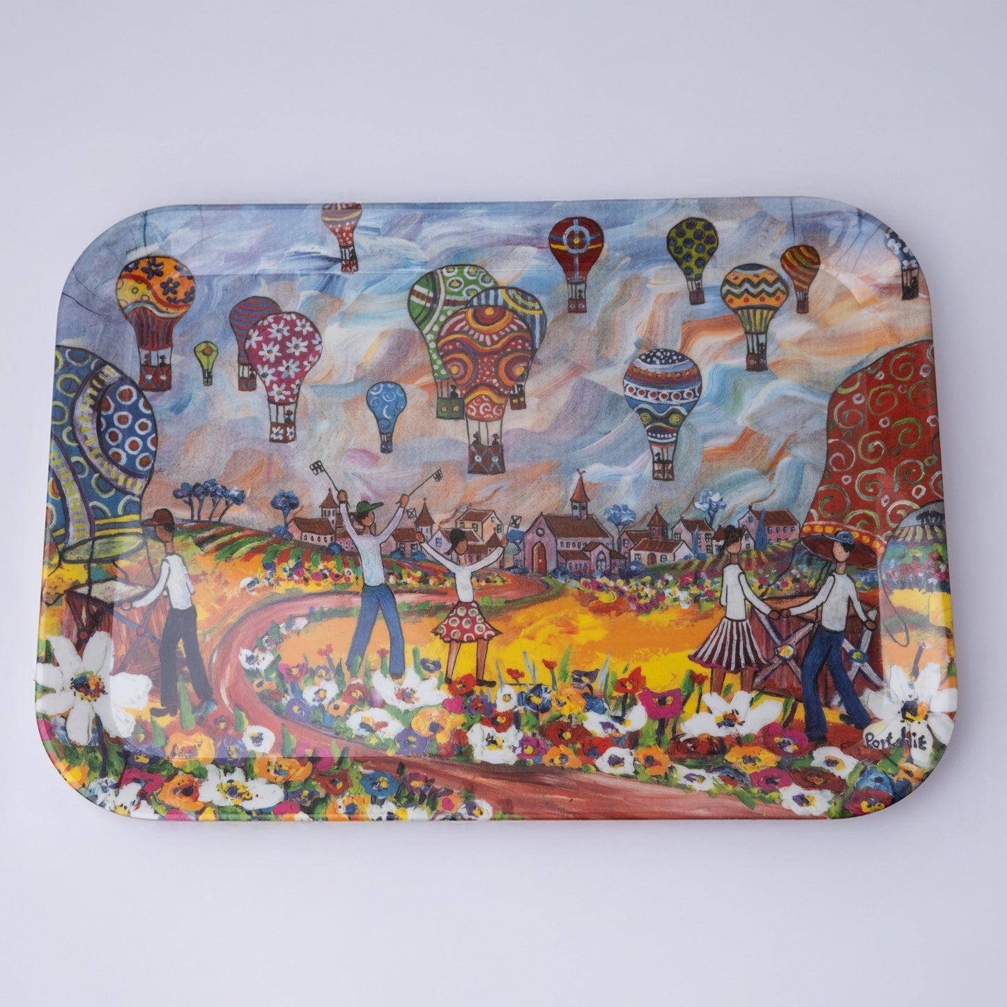 Hot Air Balloons Tray