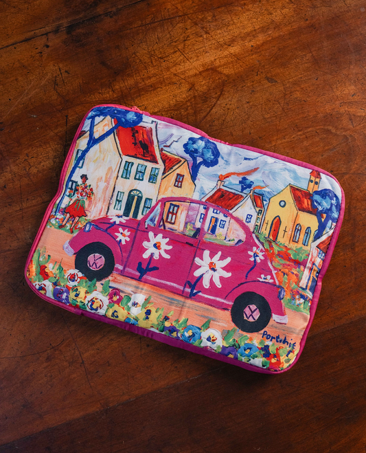 Laptop Bags - Pink Beetle