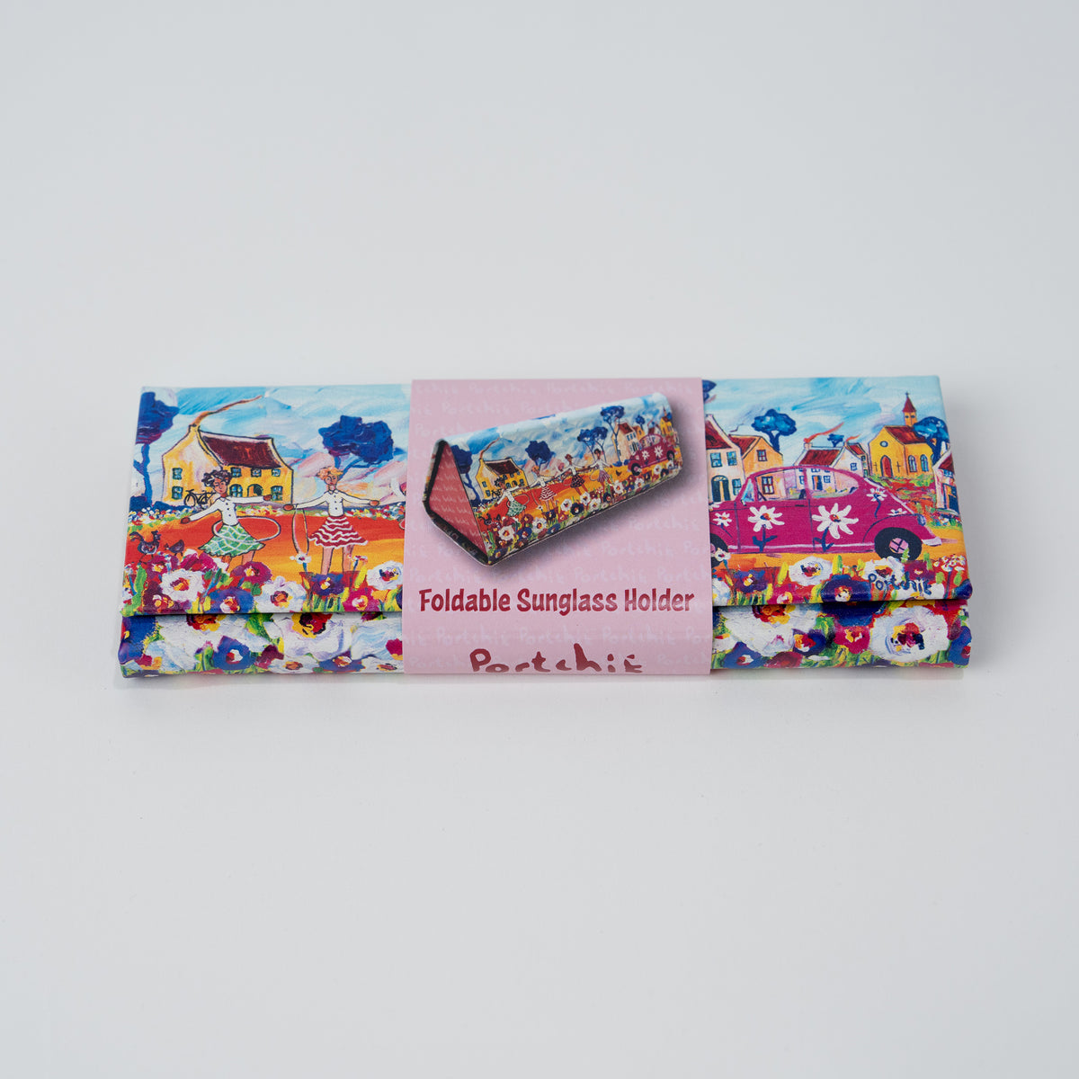 Glasses Case - Pink Beetle